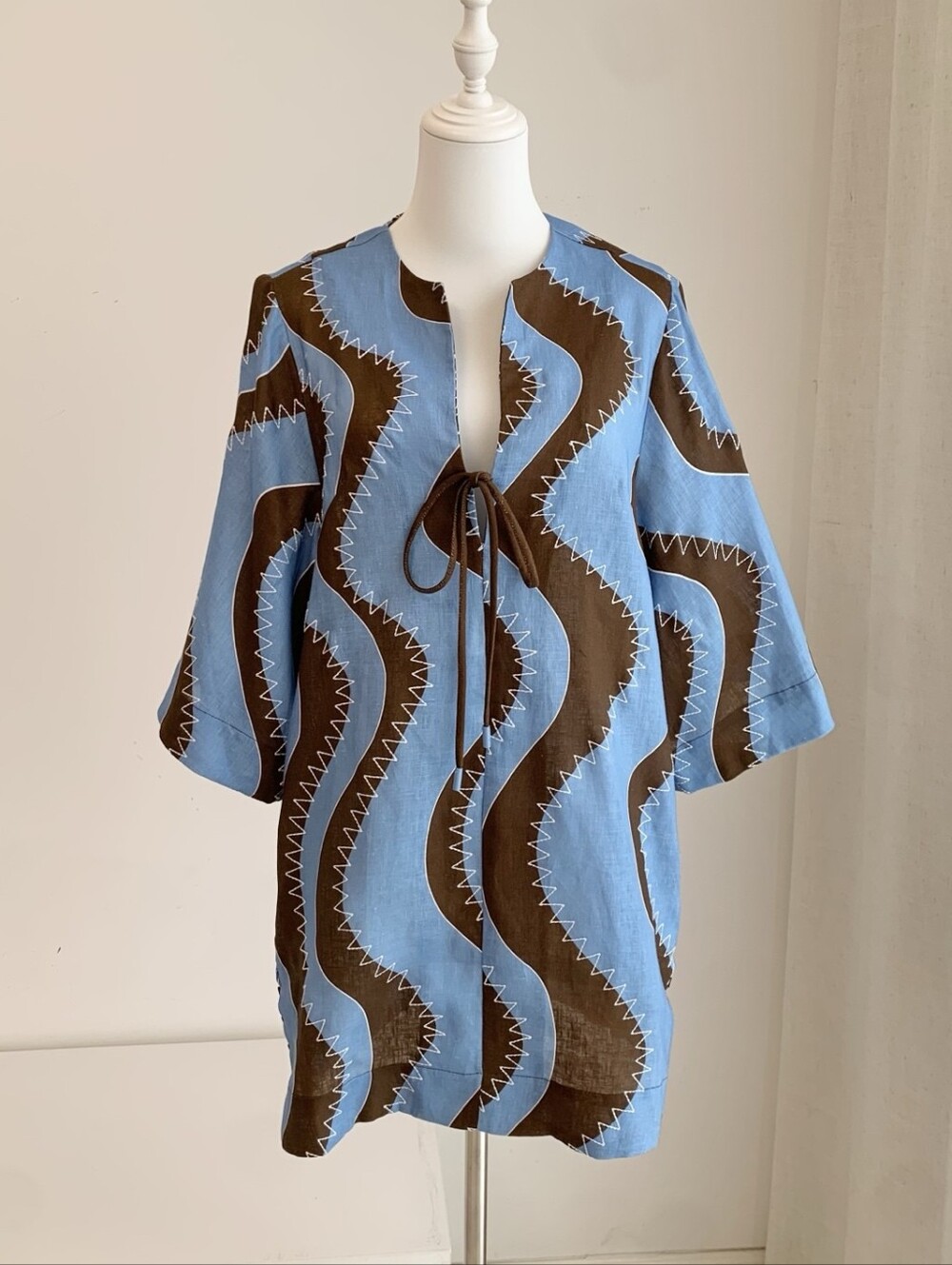 Alémais Frankie Mini Dress in Blue - Picture 8 of 12